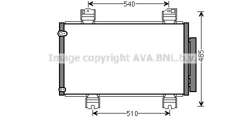 AVA QUALITY COOLING Lauhdutin, ilmastointilaite HD5236